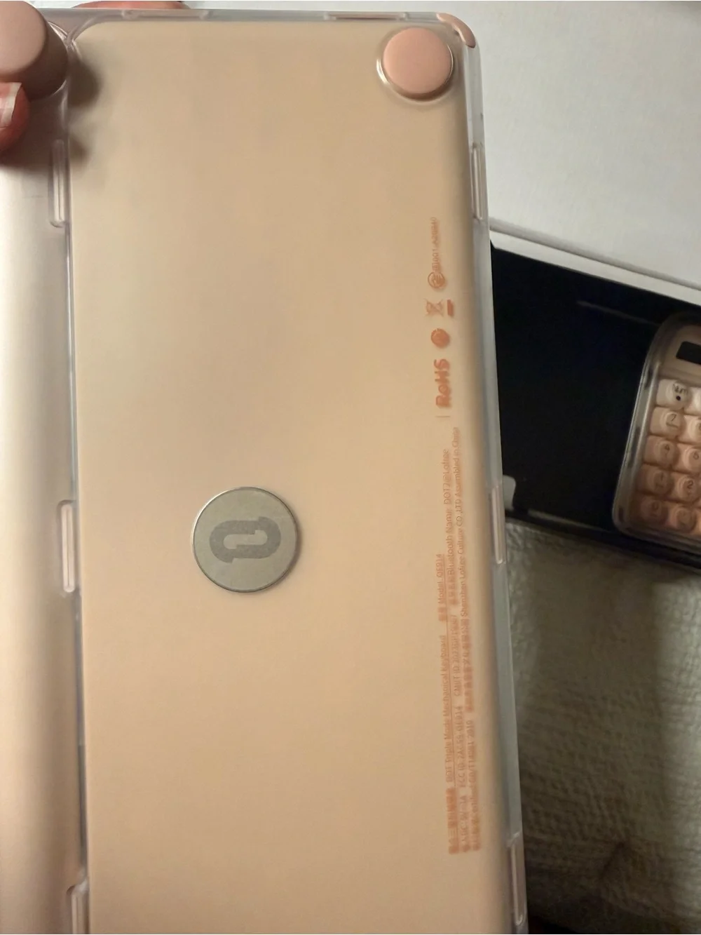 Lofree dot keyboard and number pad